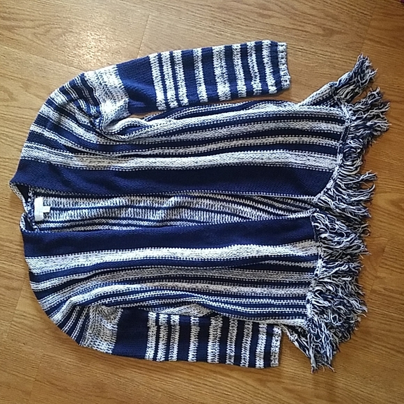 new directions Sweaters - New Directions blue knit cardigan